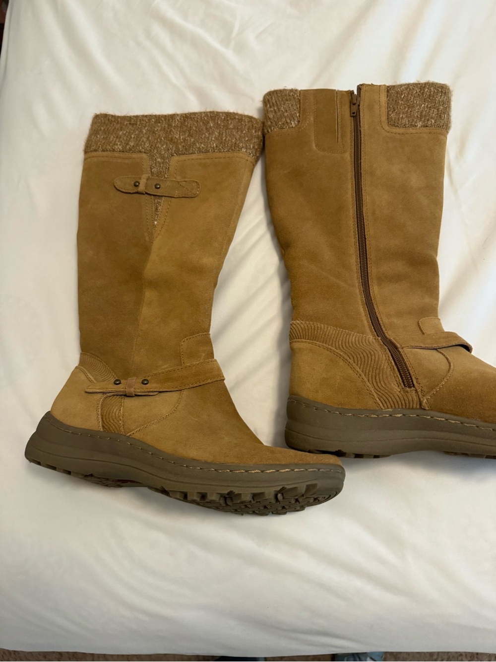 BareTraps Tall Suede Heeled Boots